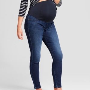 Crossover Panel Skinny Maternity Jeans - Isabel Maternity by Ingrid & Isabel™